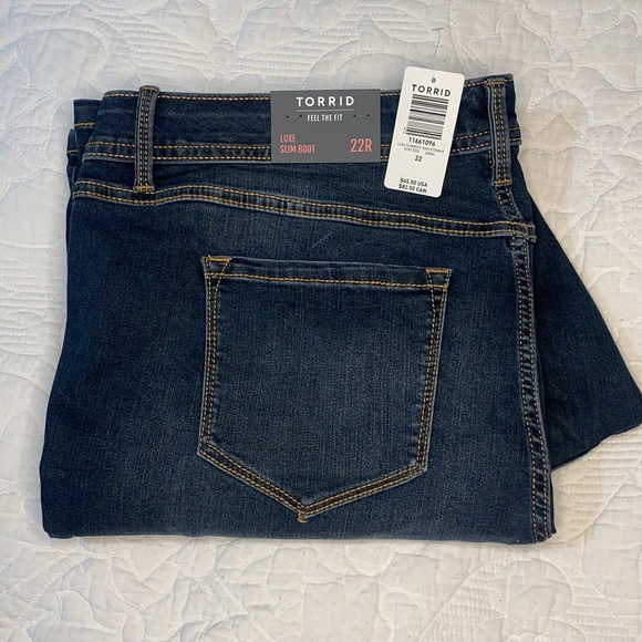 Torrid NWT Luxe Slimboot rainstorm size 22 NWT - Picture 5 of 16